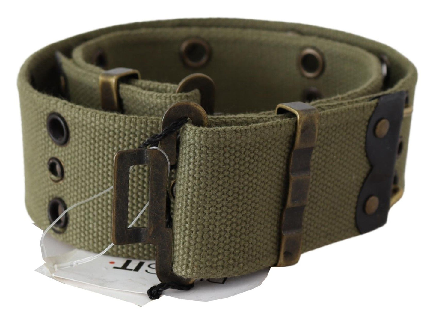 Бавовняний пояс Ermanno Scervino Chic Army Green