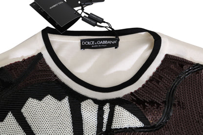 Шовковий светр із блискітками Dolce &amp; Gabbana New York Jazz