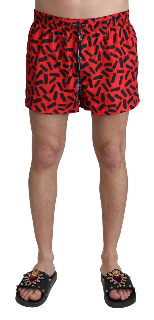 Плавки Dolce &amp; Gabbana Radiant Red Drawstring