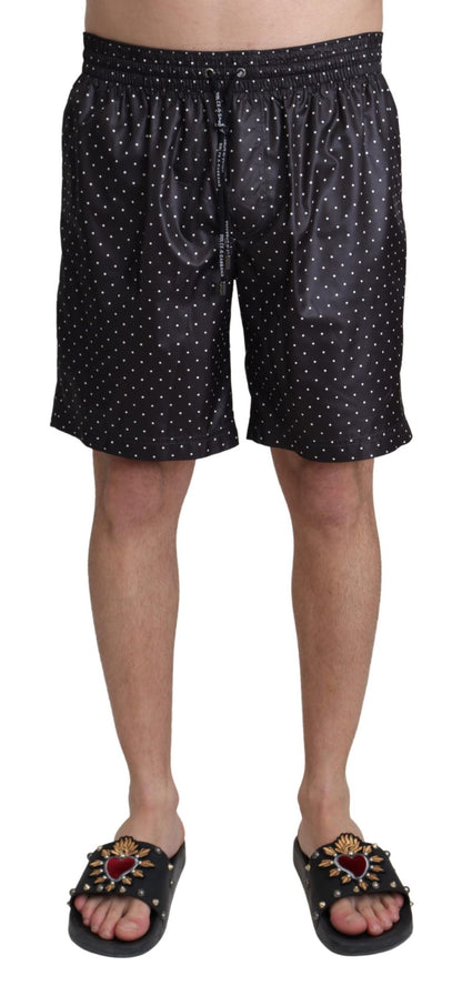 Чоловічі плавки Dolce &amp; Gabbana Chic Black в горошок