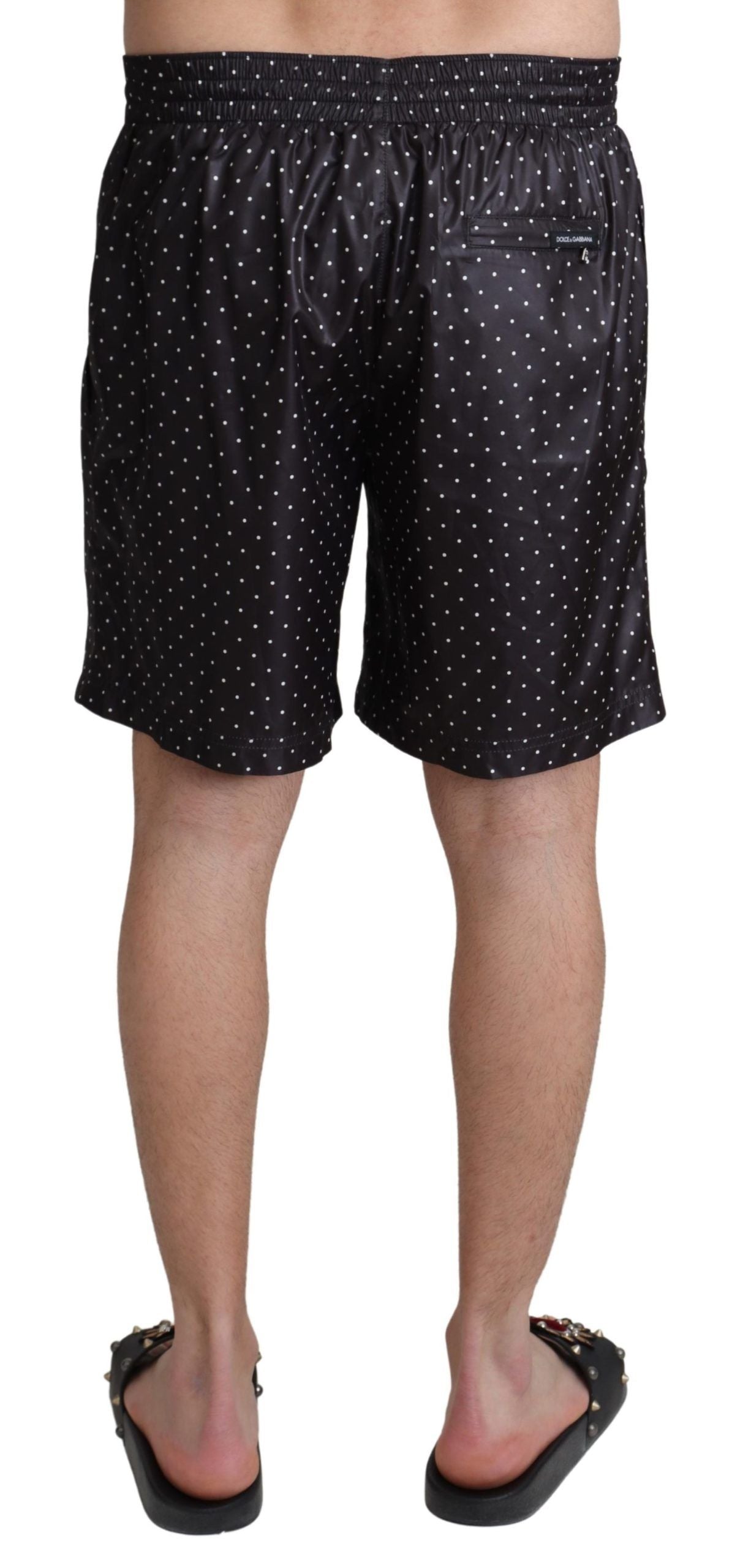 Чоловічі плавки Dolce &amp; Gabbana Chic Black в горошок