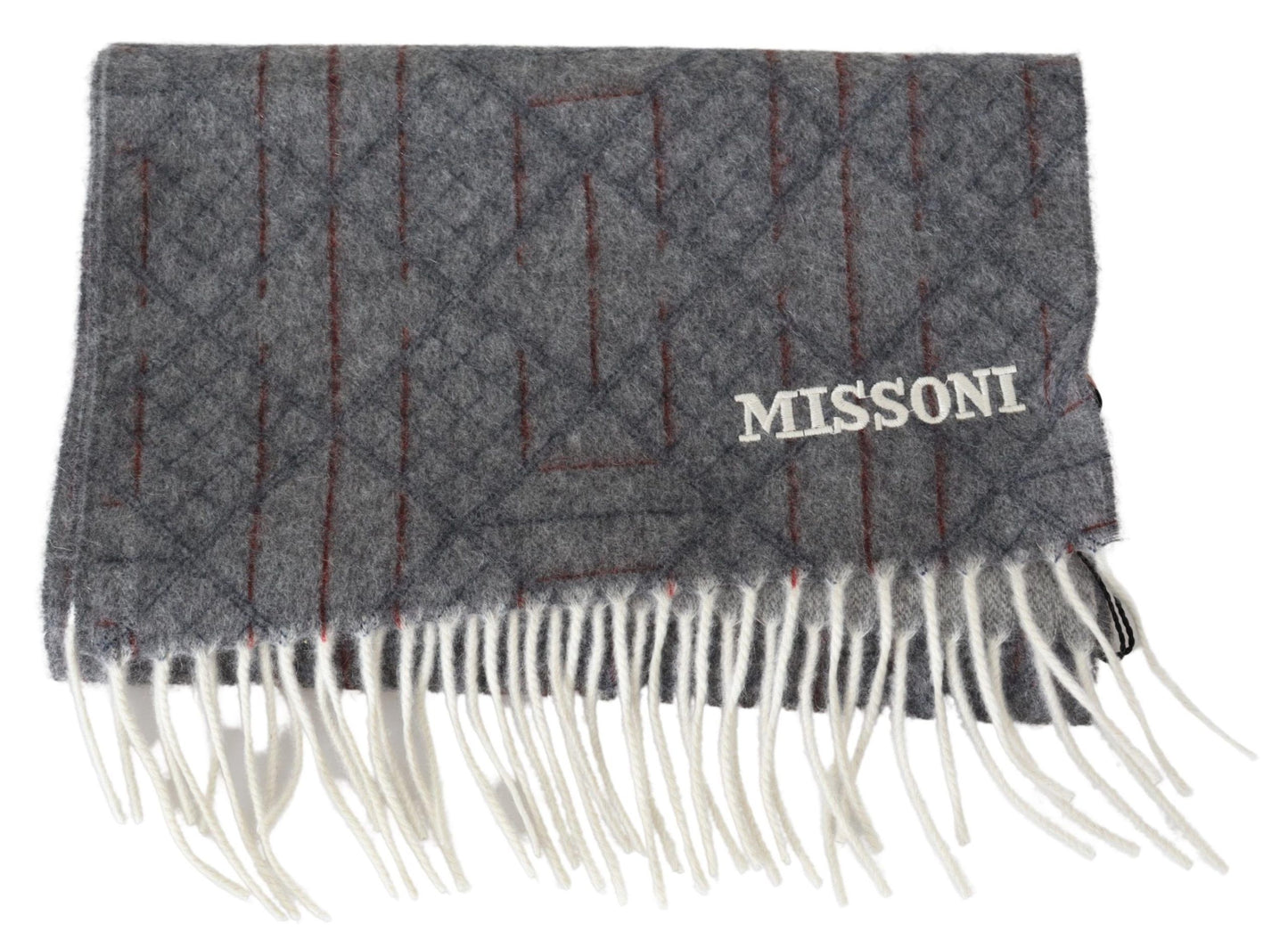 Елегантний кашеміровий шарф унісекс Missoni з фірмовим малюнком