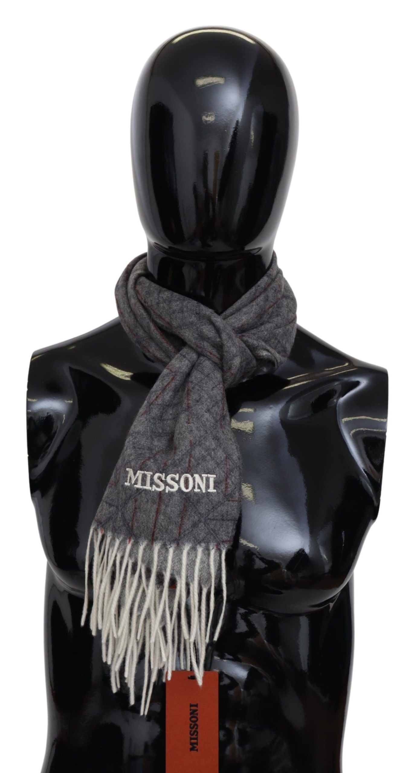 Елегантний кашеміровий шарф унісекс Missoni з фірмовим малюнком