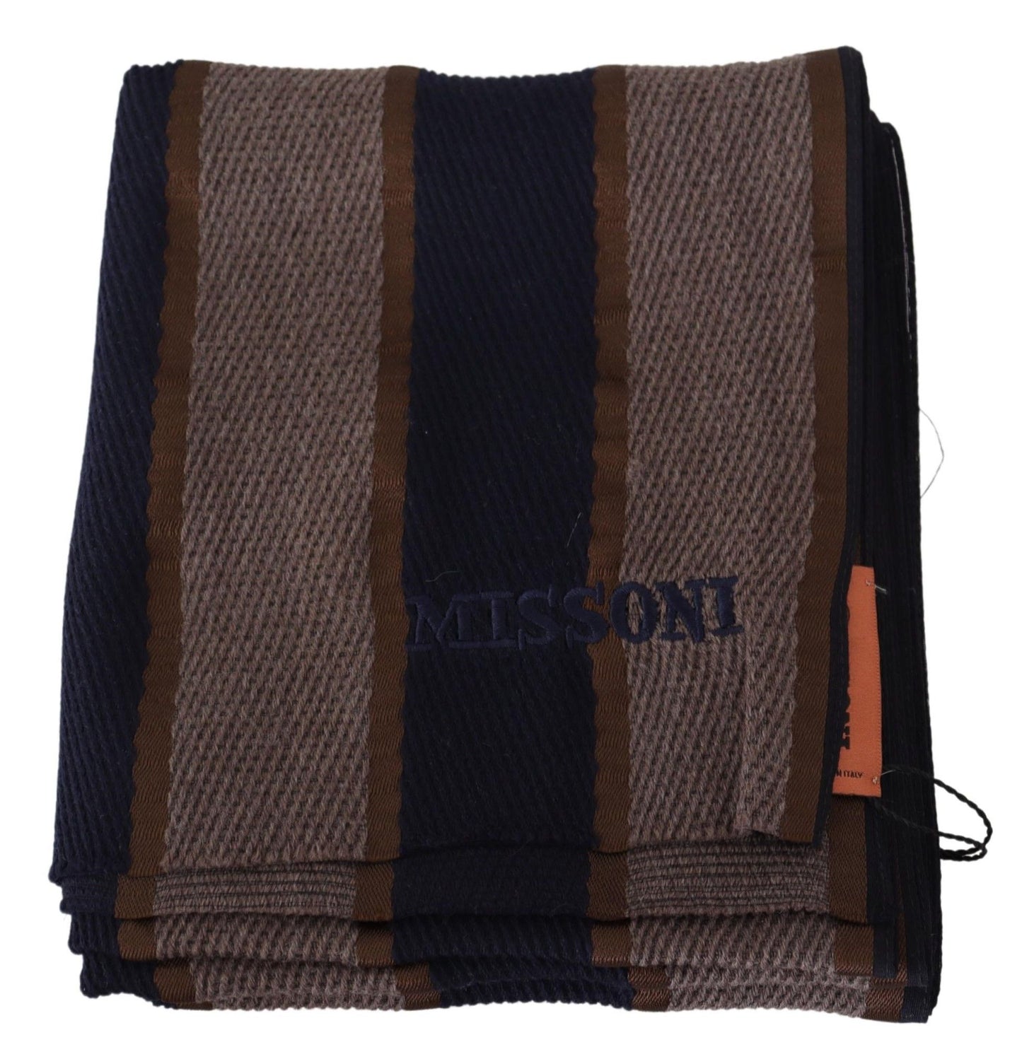 Елегантний вовняний шарф у смужку Missoni