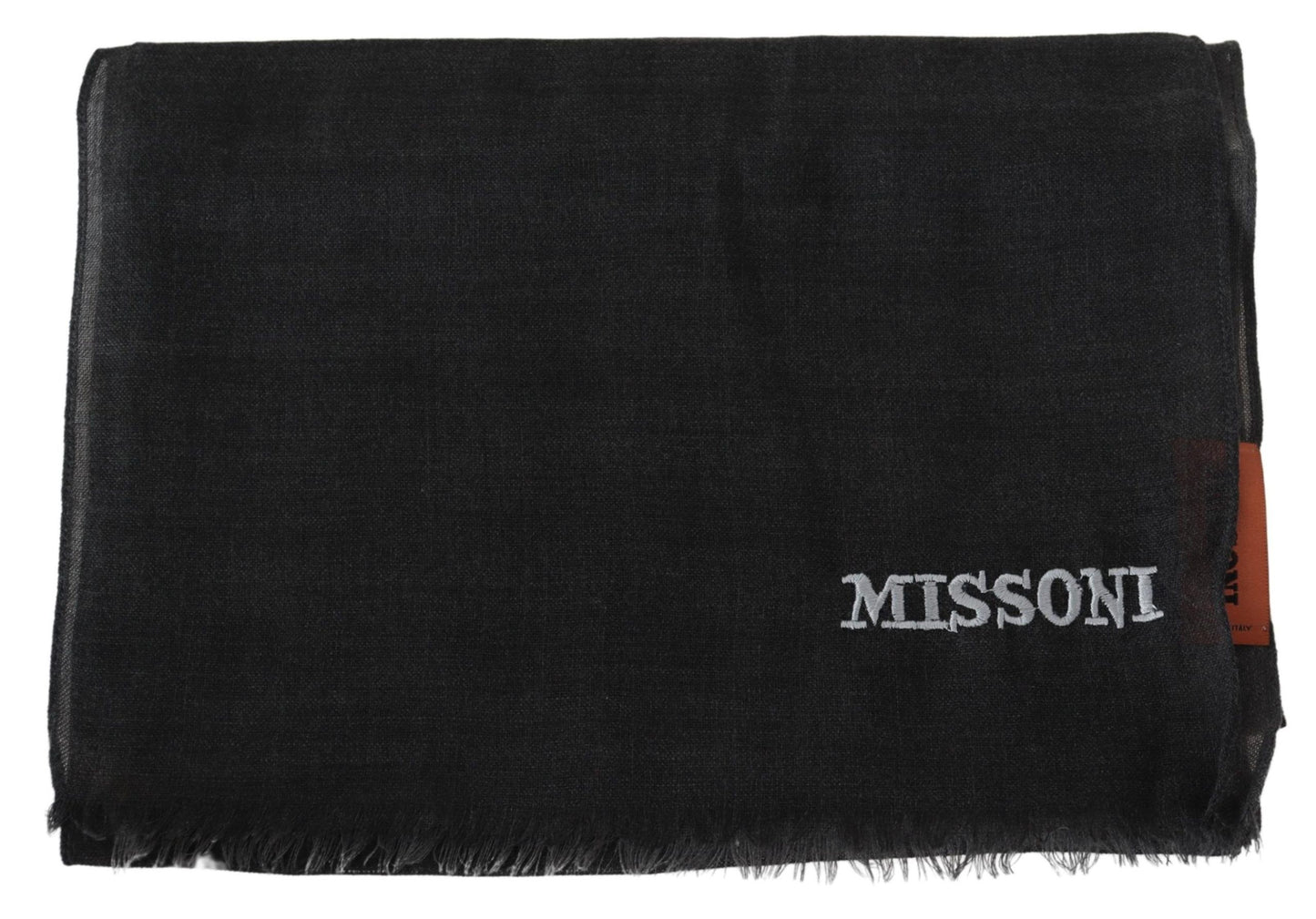 Розкішний вовняний шарф Missoni з бахромою
