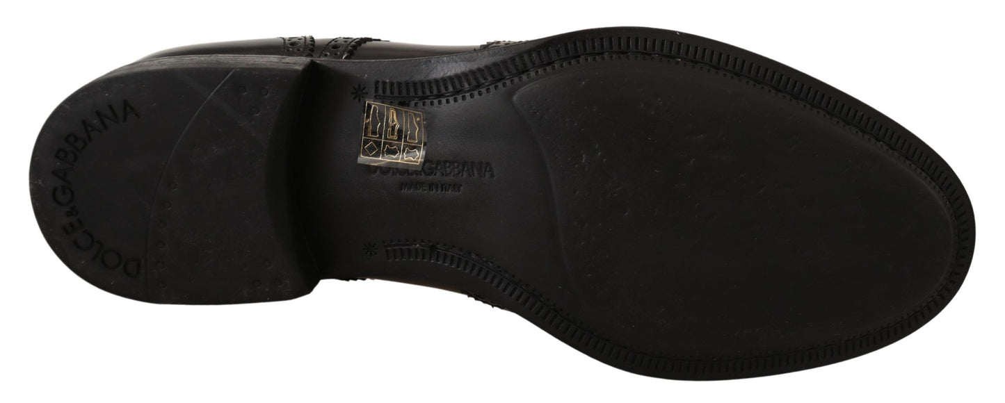 Елегантні оксфордські черевики Dolce &amp; Gabbana Wingtip Derby