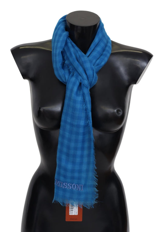 Шикарний картатий кашеміровий шарф Missoni