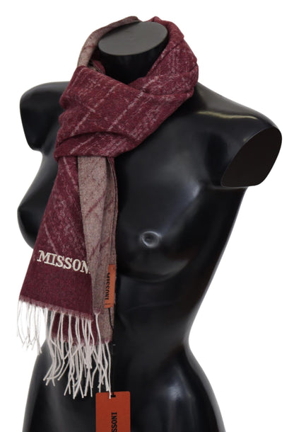 Елегантний кашеміровий шарф Missoni з бахромою