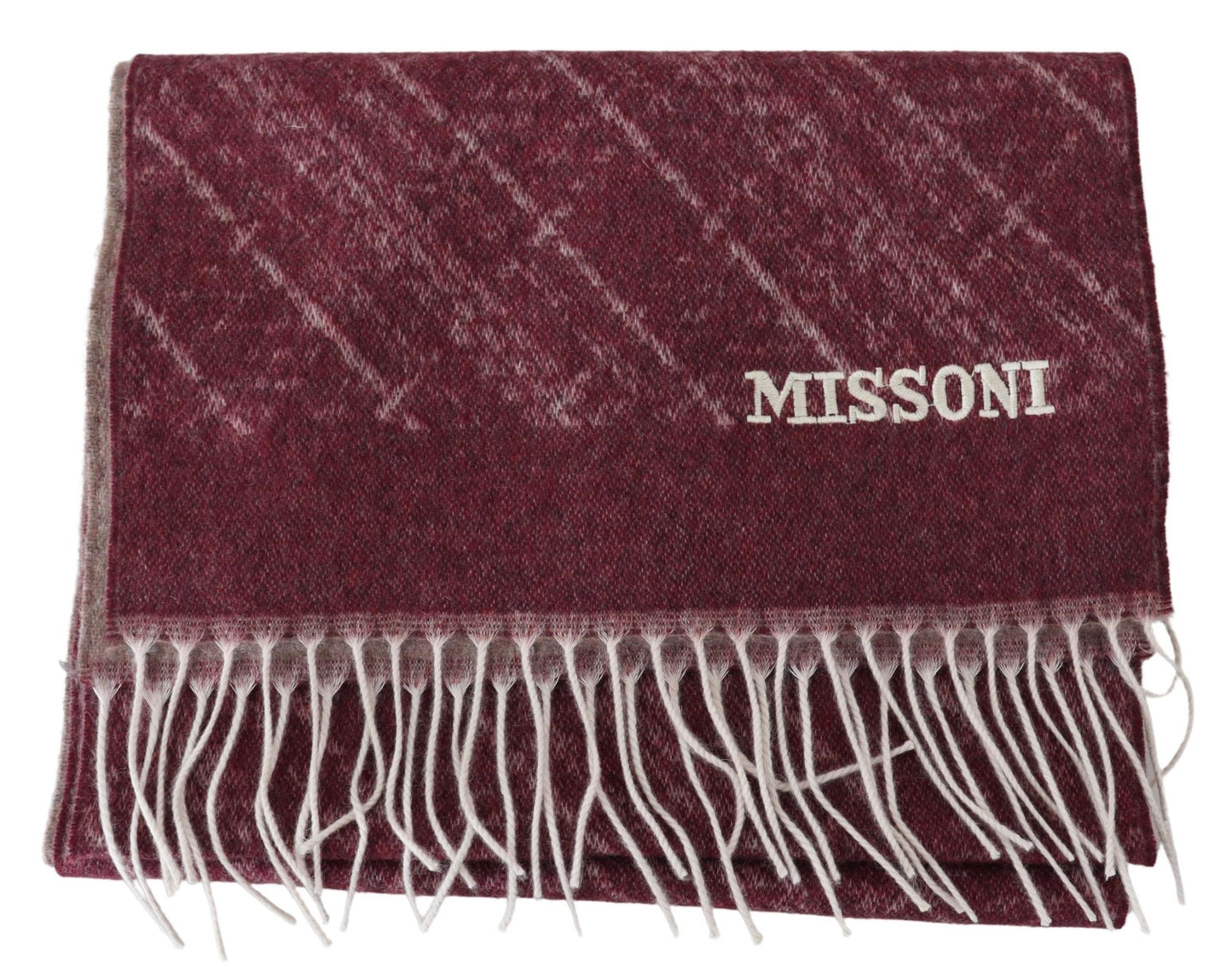 Елегантний кашеміровий шарф Missoni з бахромою