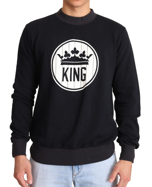 Светр Dolce &amp; Gabbana Regal Crown Motive з круглим вирізом