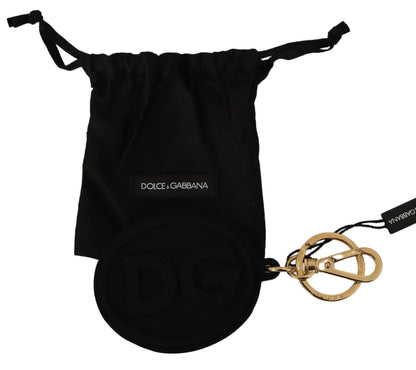 Елегантний чорно-золотий аксесуар-брелок Dolce &amp; Gabbana
