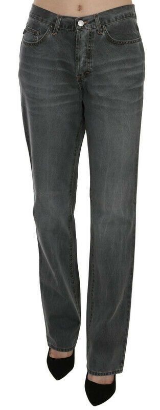 Прямі джинси Just Cavalli Chic Grey із середньою талією