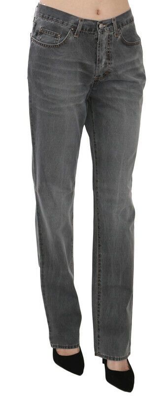 Прямі джинси Just Cavalli Chic Grey із середньою талією