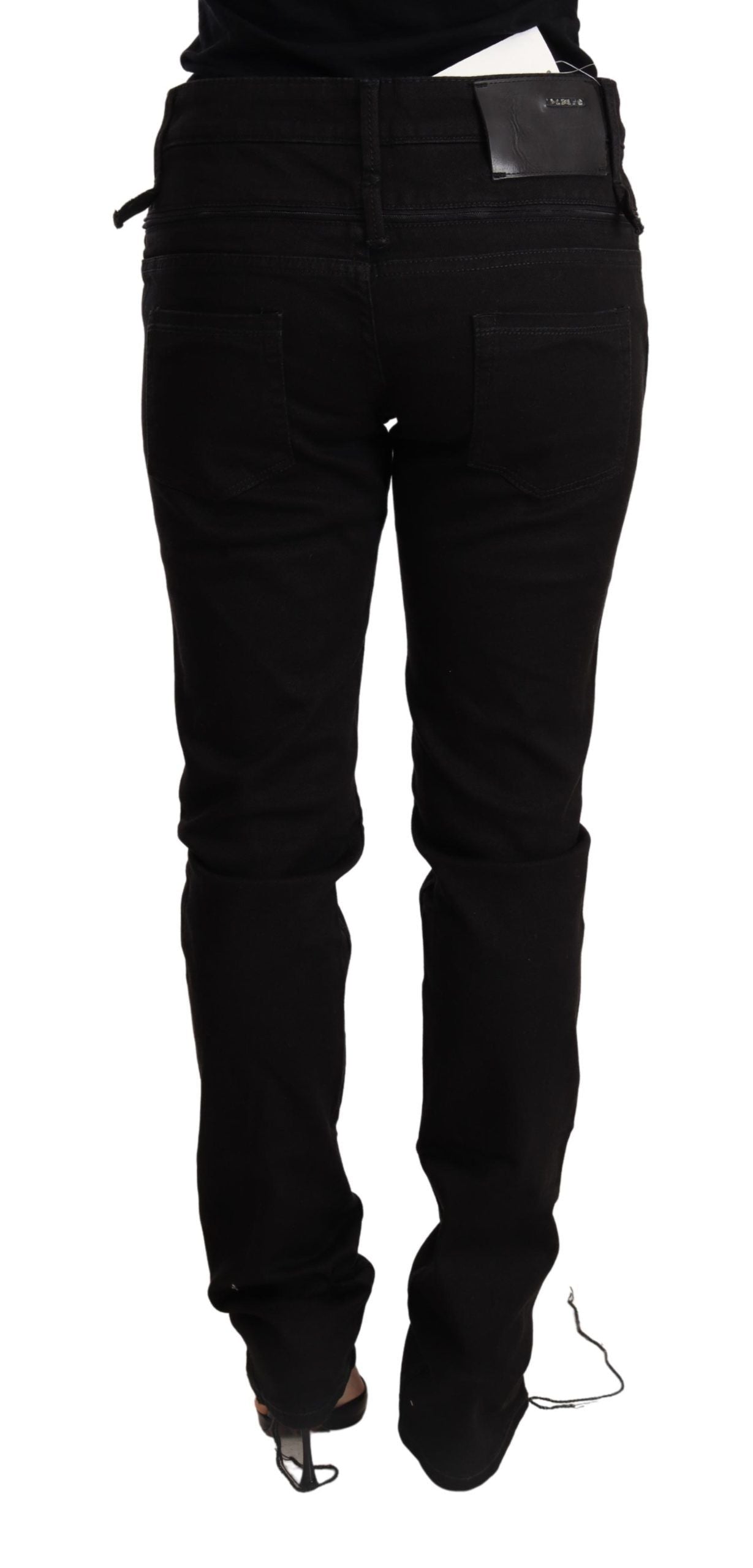 Acht Chic Skinny Black Denim із заниженою талією