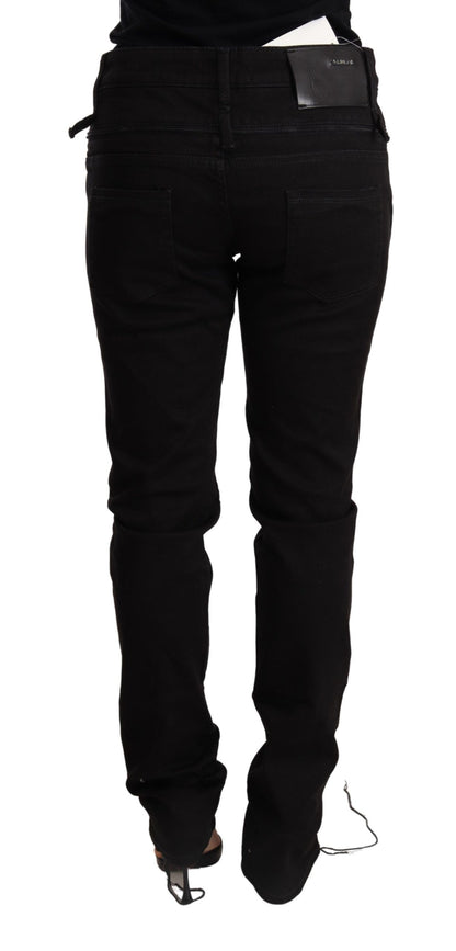 Acht Chic Skinny Black Denim із заниженою талією