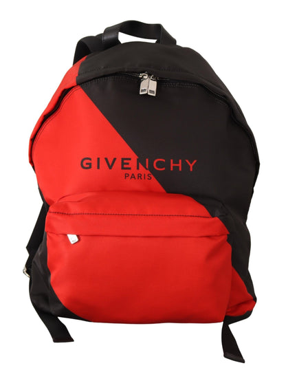 Витончений міський рюкзак Givenchy чорно-червоного кольору