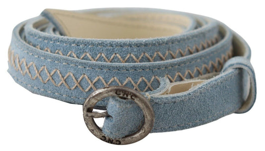 Костюм National Chic Sky Blue Leather Belt - Пряжка зі стилем