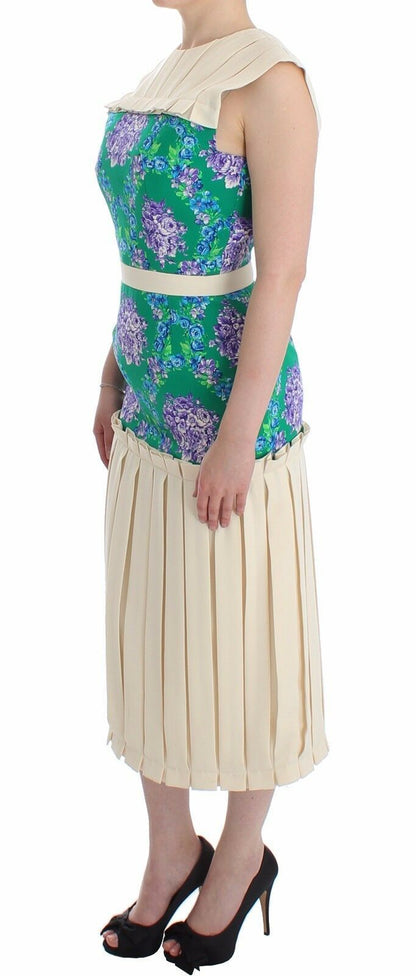 Різнобарвна сукня без рукавів Caterina Gatta Chic Artisan