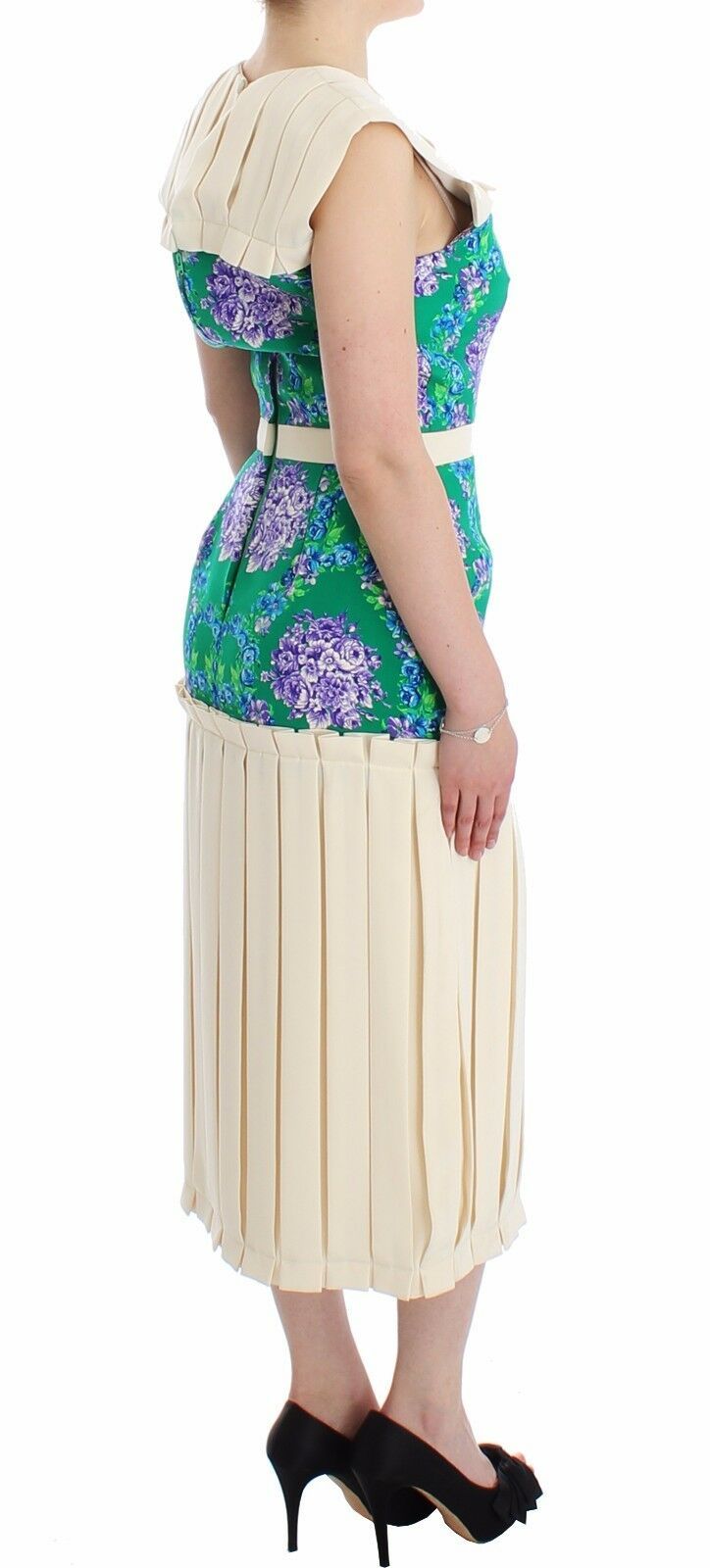 Різнобарвна сукня без рукавів Caterina Gatta Chic Artisan
