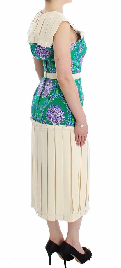 Різнобарвна сукня без рукавів Caterina Gatta Chic Artisan