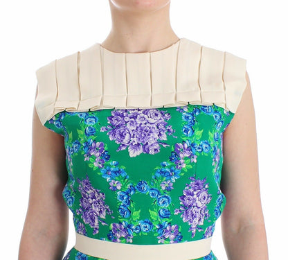 Різнобарвна сукня без рукавів Caterina Gatta Chic Artisan