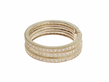 Каблучка Nialaya Dazzling Sterling Silver CZ CZ Crystal Ring