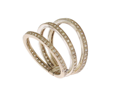 Каблучка Nialaya Dazzling Sterling Silver CZ CZ Crystal Ring