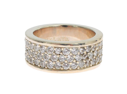 Гламурне срібне кільце Nialaya CZ CZ Crystal Emblemated