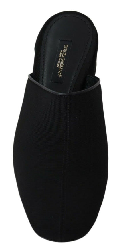 Розкішні чорні сандалі Dolce &amp; Gabbana Grosgrain