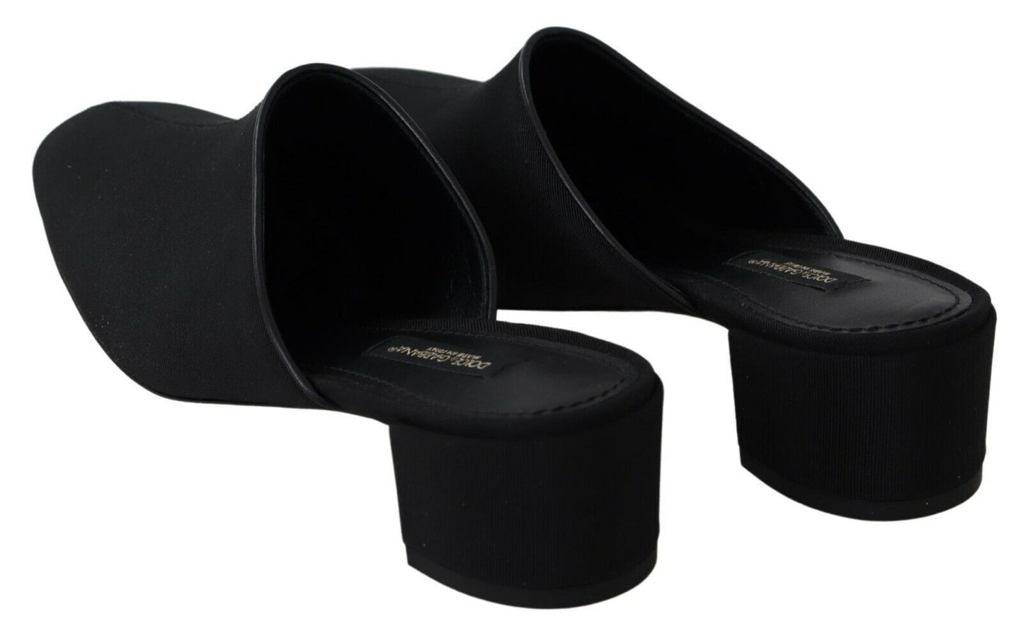 Розкішні чорні сандалі Dolce &amp; Gabbana Grosgrain