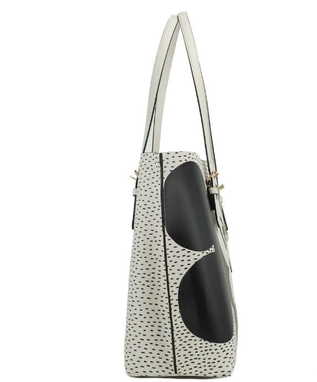 Велика шкіряна сумка на плече COACH (C6978) Mickey Mouse X Keith Haring Mollie
