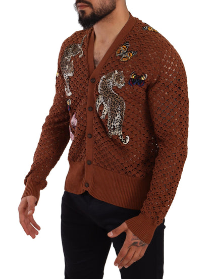 Багатобарвний вишитий кардиган Dolce &amp; Gabbana Refined Elegance