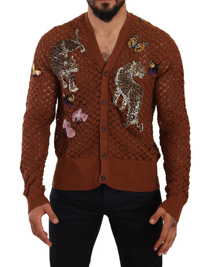 Багатобарвний вишитий кардиган Dolce &amp; Gabbana Refined Elegance