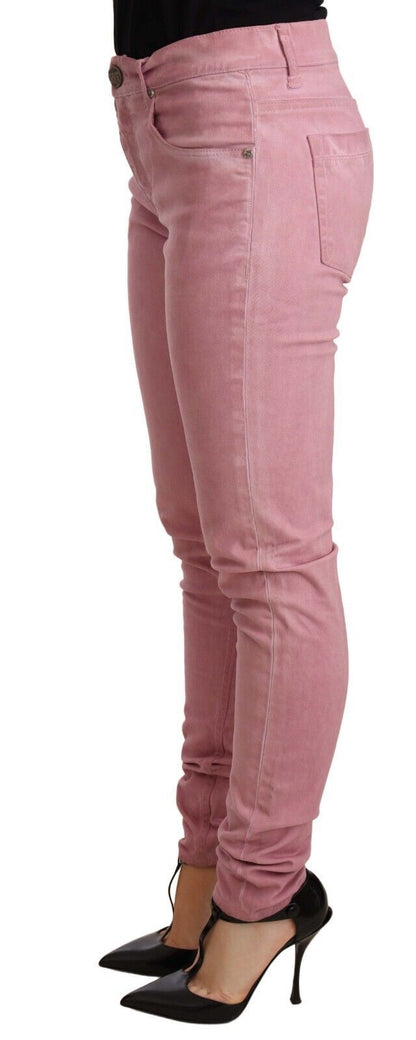 Рожеві джинсові джинси Acht Elegant Slim Fit