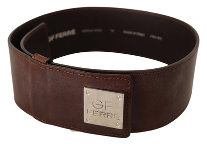 Модний ремінь із натуральної шкіри GF Ferre Elegant - Chic Brown