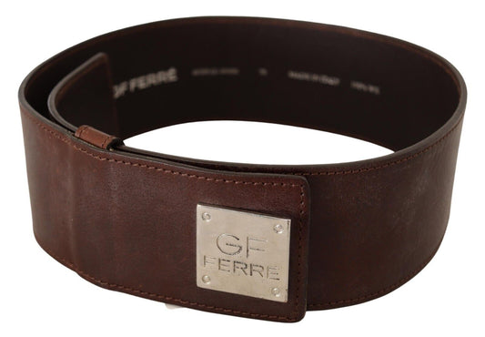 Модний ремінь із натуральної шкіри GF Ferre Elegant - Chic Brown
