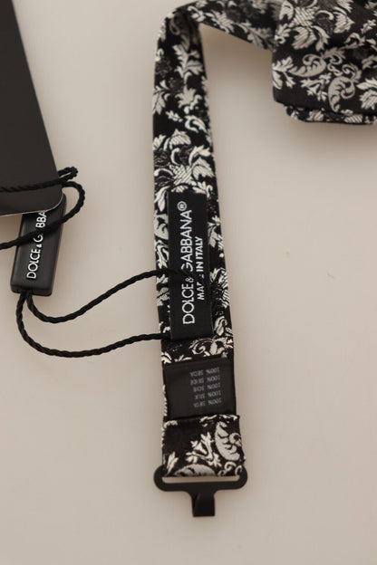 Dolce &amp; Gabbana Floral Silk Bow Tie Luxe