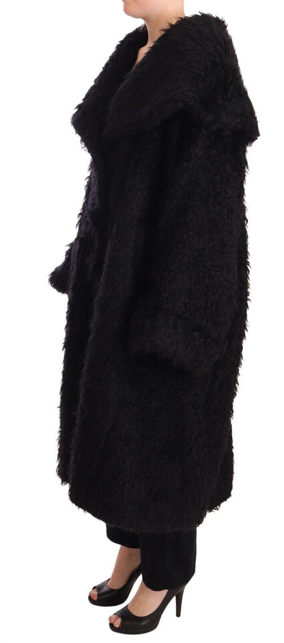 Куртка Dolce &amp; Gabbana Sleek Runway Fur Cape