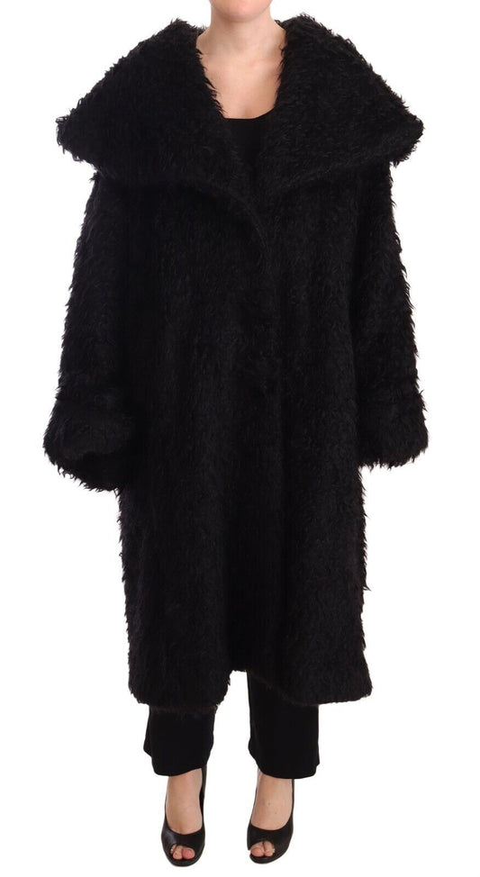 Куртка Dolce &amp; Gabbana Sleek Runway Fur Cape