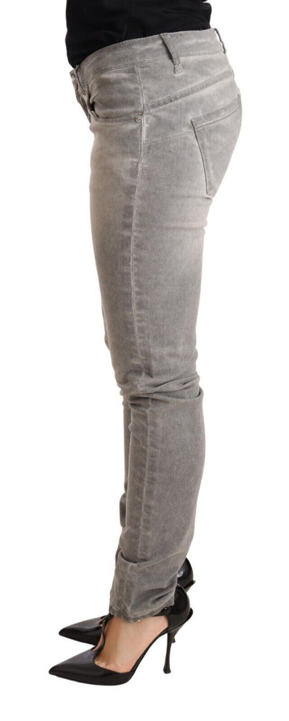 Бавовняні джинси Acht Chic Grey Washed Slim Fit