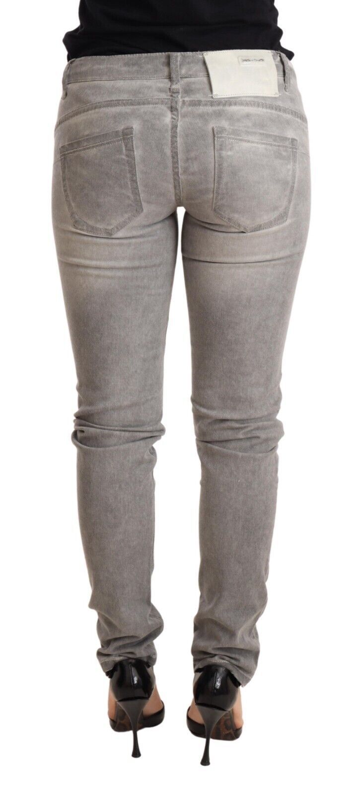 Бавовняні джинси Acht Chic Grey Washed Slim Fit