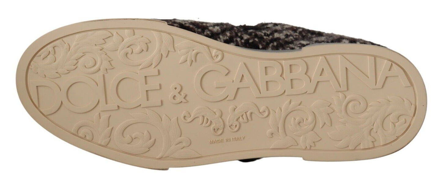 Шкіряні кросівки Dolce &amp; Gabbana Silver Elegance