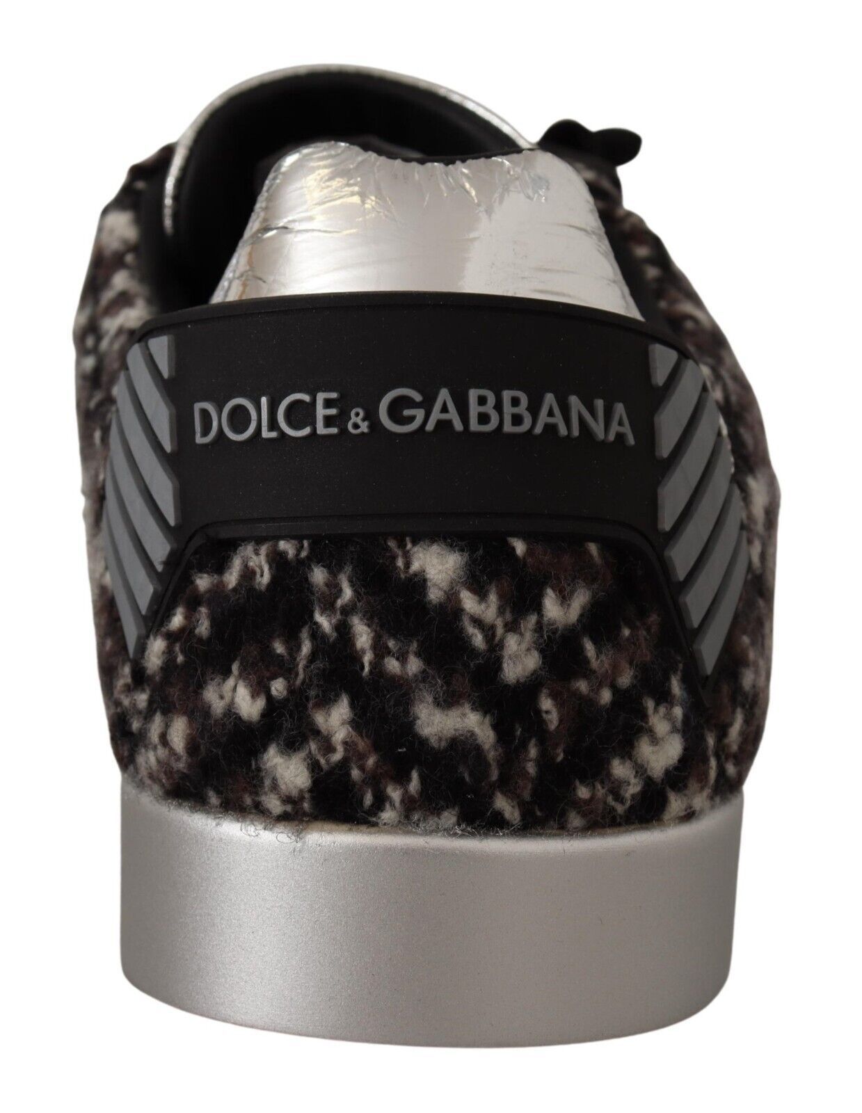Шкіряні кросівки Dolce &amp; Gabbana Silver Elegance