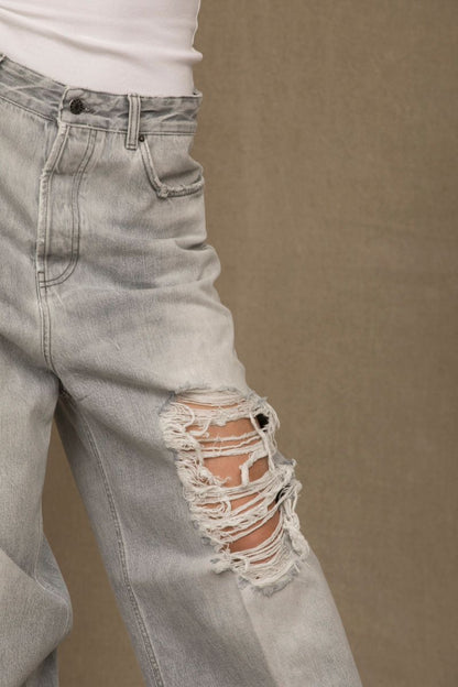 Don The Fuller Elegance in Denim: Шикарні сірі бавовняні джинси