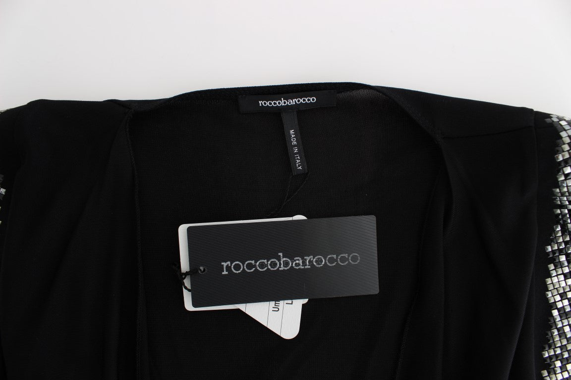 Елегантна сукня без рукавів з драпірованим декольте Roccobarocco