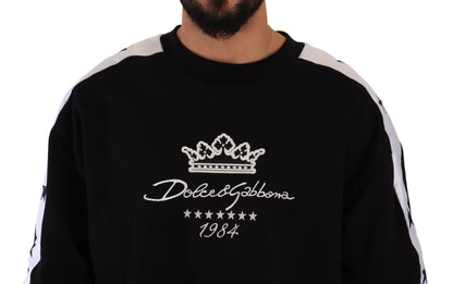 Елегантний светр Dolce &amp; Gabbana Crown 1984 з круглим вирізом