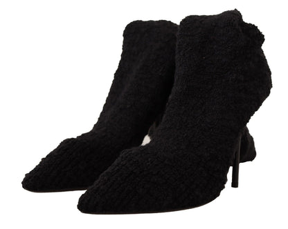 Чорні еластичні шкарпетки Dolce &amp; Gabbana Chic
