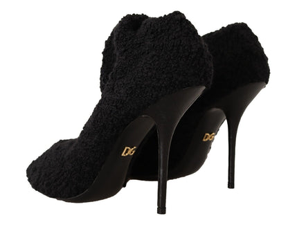 Чорні еластичні шкарпетки Dolce &amp; Gabbana Chic