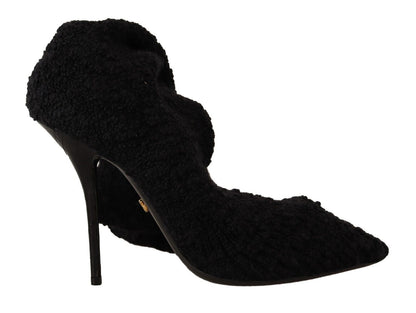 Чорні еластичні шкарпетки Dolce &amp; Gabbana Chic