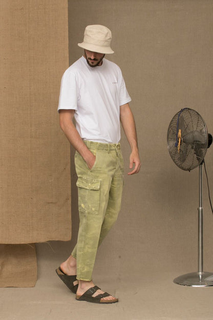 Don The Fuller Green Cotton Men's Jeans